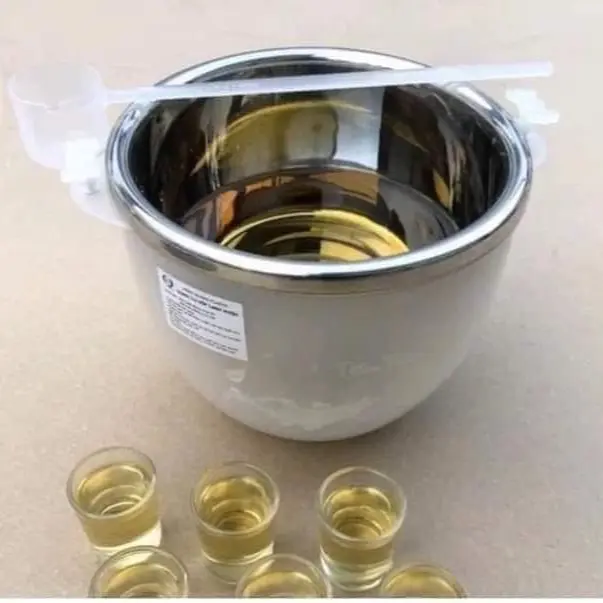 ￼Bát Ướp Lạnh Rượu InoxTặng Gáo Múc Cao Cấp Xịn Sò Thiết Kế Sang Trọng