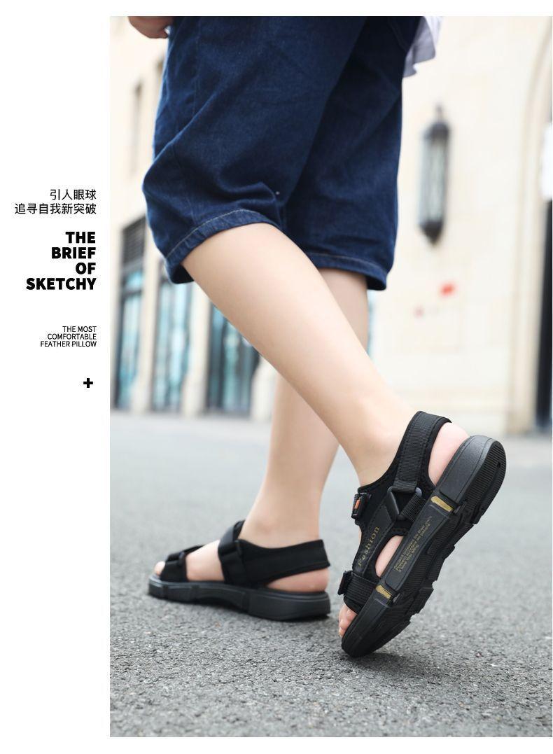 Product Introduction of Sandal Lelaki 2024 Kasut Kanak-kanak Musim Panas Baharu Kanak-kanak Tengah dan Besar Sukan Anti-Gelincir Sandal Pantai Budak Kecil Lelaki 12