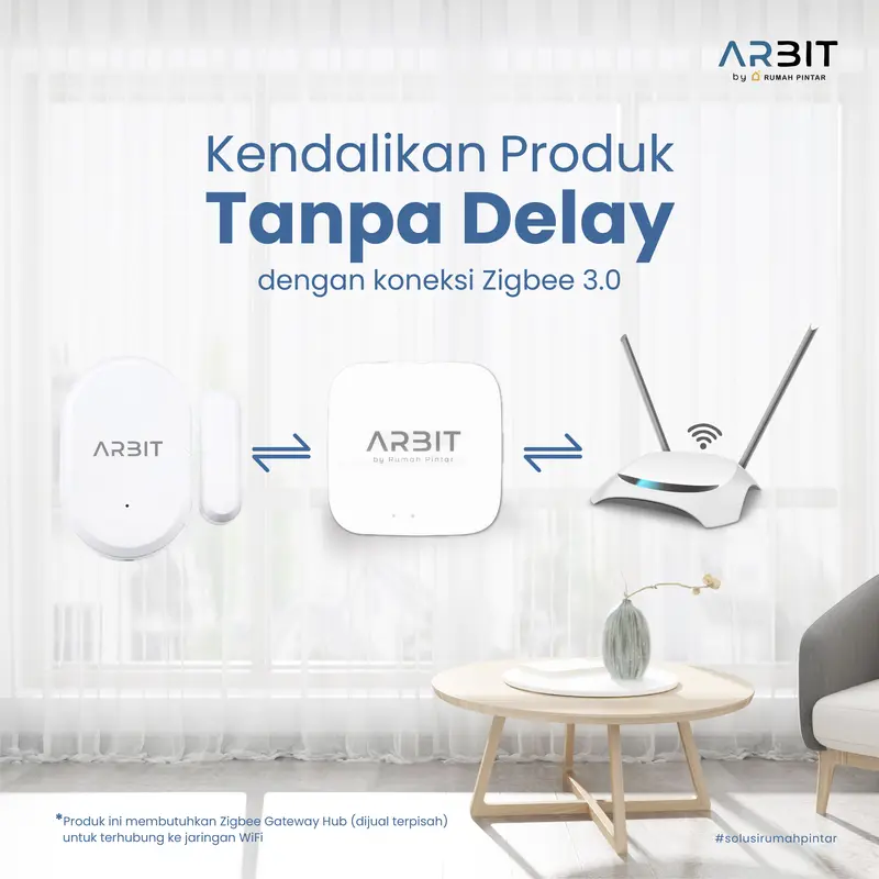 ARBIT Zigbee Door/Window Sensor Security Keamanan Pintu Jendela Pintar Smart Home Tuya 4