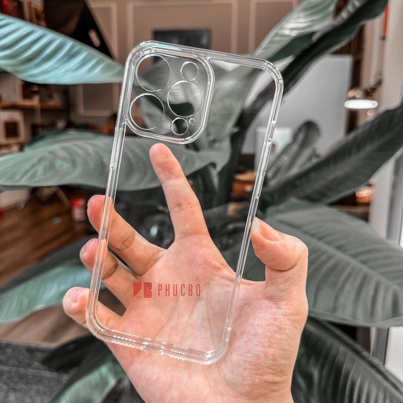 Ốp Lưng Likgus, Trong Suốt, Chống Sock, Có Viền Bảo Vệ Camera Cho Các Dòng Từ X Đến 16PM Case Phone 0