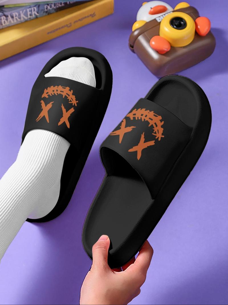 Product Introduction of Men's Casual Cartoon Pattern Slippers, Lightweight Breathable Comfortable Home Slippers, Non-slip Soft Slippers for Indoor & Outdoor Wear 6