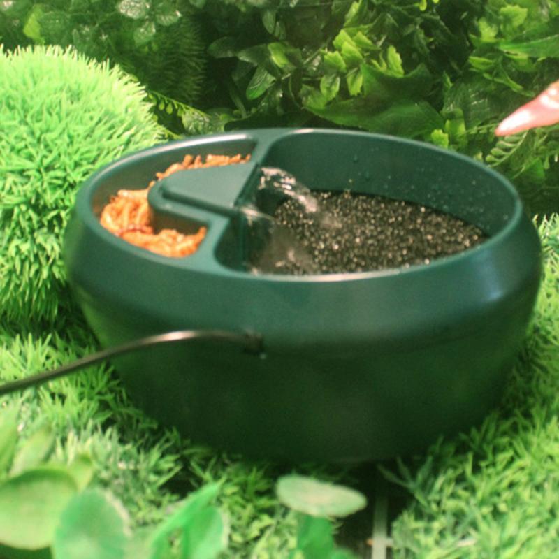 Product Introduction of Reptile Drinking Fountain Water Dripper Water feeder Suitable for Snake Gecko Lizard-Chameleon Bearded Dragon Water Dish Bowl 9