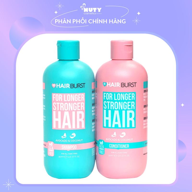 Bộ Dầu Gội & Dầu Xả Hairburst Shampoo & Conditioner For Longer Stronger Hair (2x350ml)