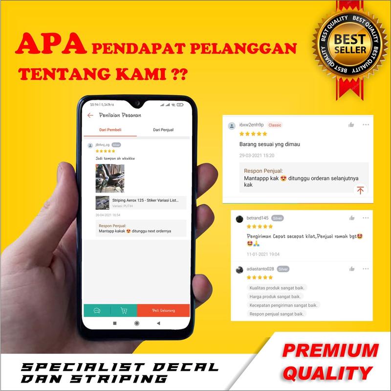 (BISA COD) Decal Sticker Vario led 125 150 full body - Dekal Stiker Striping lis Vario 2015/2016/2017 Desain Techno - Sudah Antigores dan Anti Luntur 7