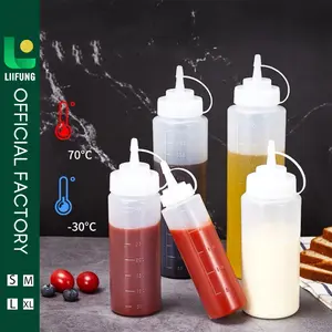 LiiFung - Botol Squize Saus / Botol Saus Dapur Rumah Tangga / Botol Kecap Mayo Serbaguna Murah Tebal
