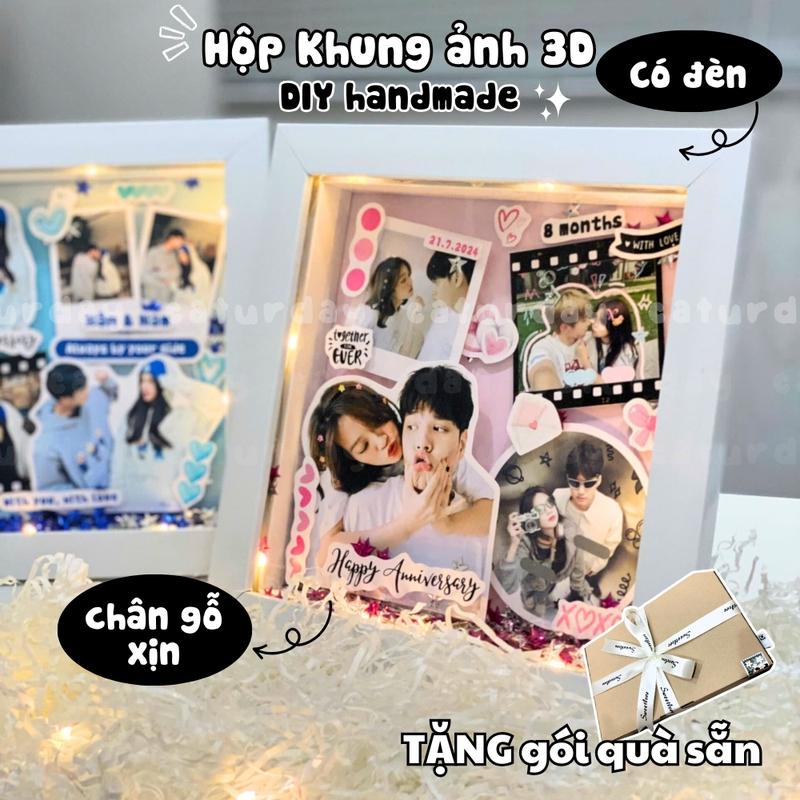 HỎA TỐC - KHUNG ẢNH 3D quà tặng sinh nhật, ngày kỷ niệm, người yêu, bạn bè, thầy cô, người thân 0