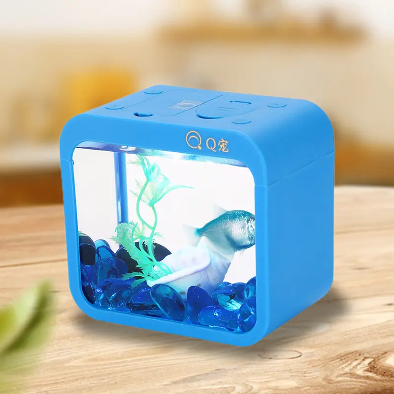 Bể cá, tiết kiệm năng lượng, phong cách, có thể tái sử dụng, cửa sổ cho ăn vỏ sò, bể cạn cá, đồ dùng gia đình 5