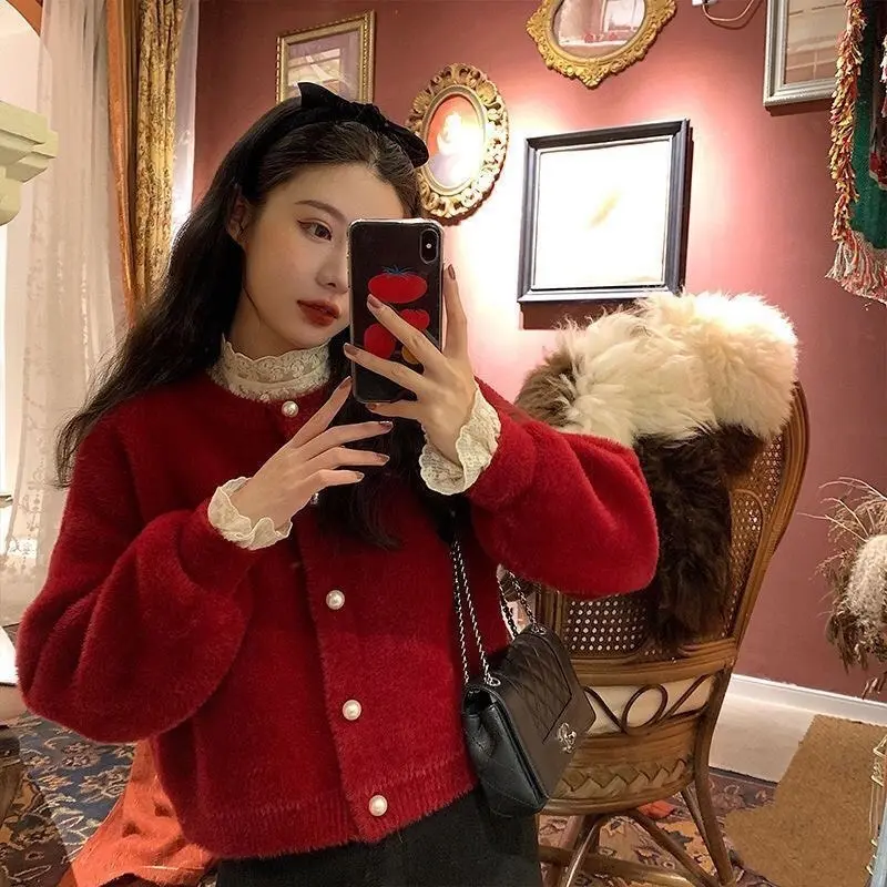 Áo khoác cardigan len lông thỏ chất liệu mềm mịn dày dặn xu hướng hottrend MM SP206