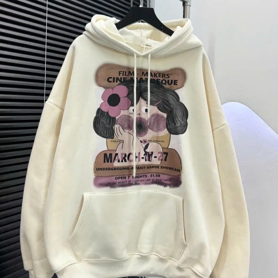 Áo nỉ hoodie in hình cute