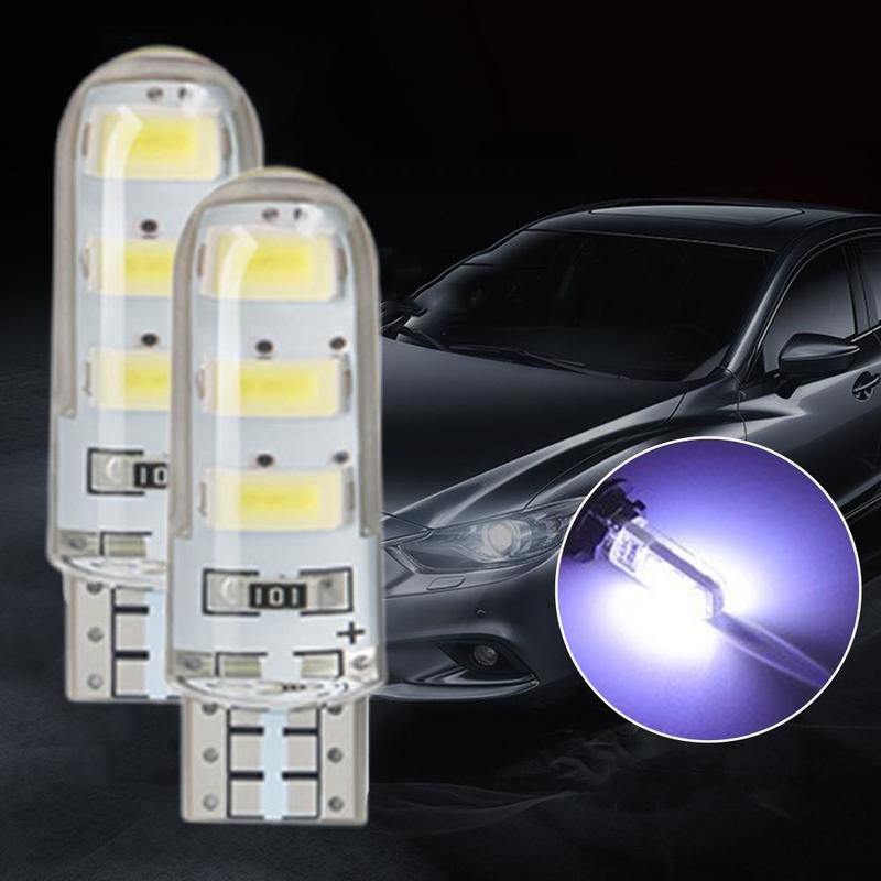 Product Introduction of Silicone W5W Glue Display Light High-brightness Small Bubble 12V 2 PCS Automobile LED Width Indicator Light For T10 5630 6SMD 27