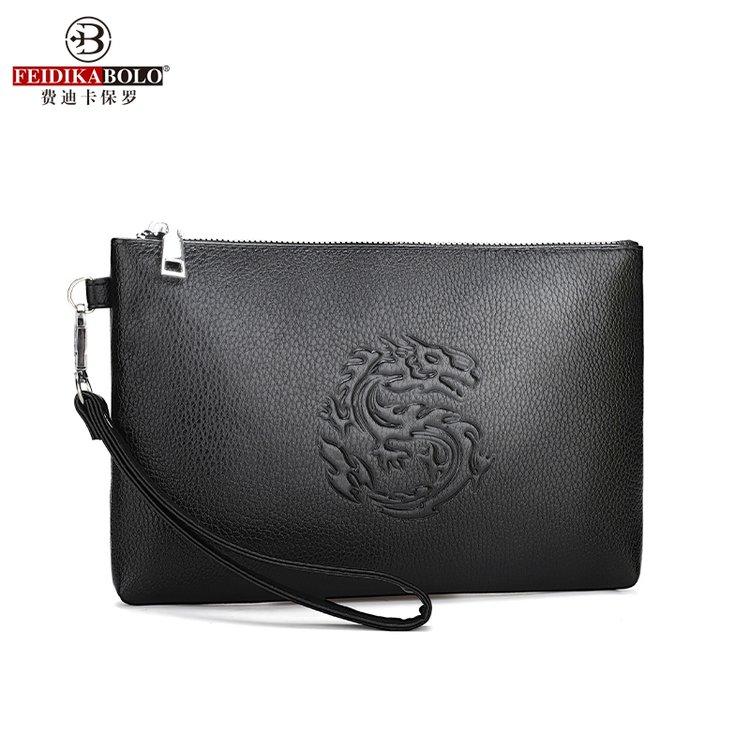 Product Introduction of Zipper Men's Bag One Size Clutch PU 24
