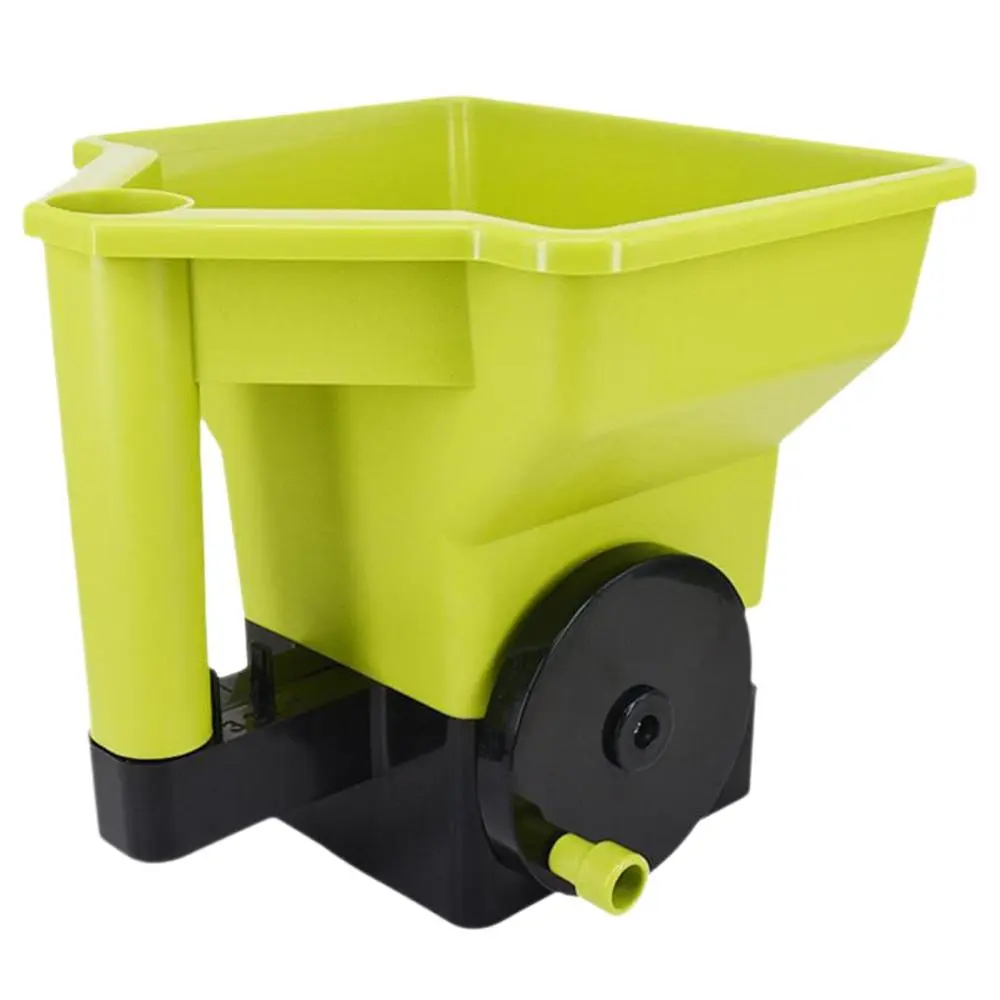 Handheld Spreader Portable Garden Supplies for Ice Melt Green Garden Tools Fertilizer Spreader Handheld Fertilizer Dispenser