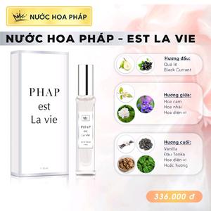 Bộ 3 nước hoa Pháp est lavie 15ml - Hương hoa tươi mới, trái cây và hoa cỏ - Sang trọng và tinh tế