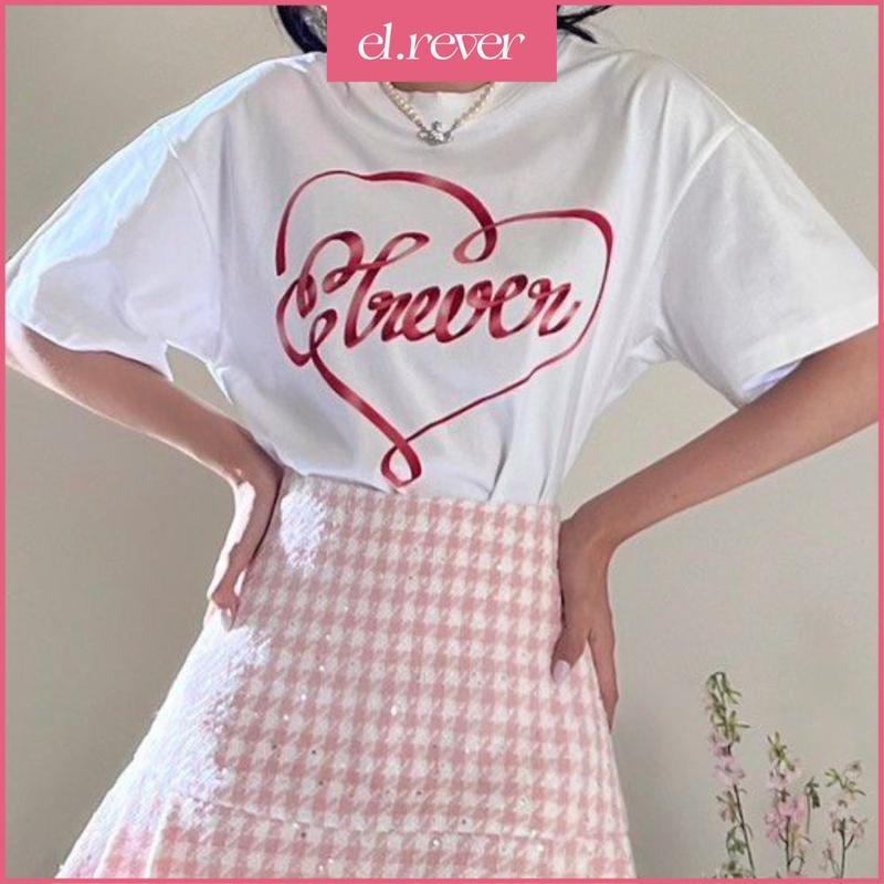 El.Rêver - Áo thun Êver Bloom chất liệu cotton phiên bản đặc biệt thời trang [0223T01]