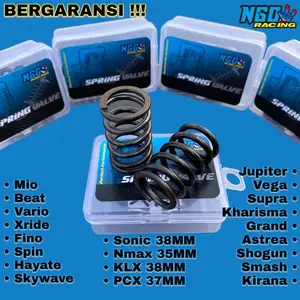Per Klep Swedia By NGO Racing Tinggi 32mm 34mm Pir Klep SONIC KLX PCX NMAX AEROX VIXION MX KING MIO JUPITER Z VEGA R RR ZR SUPRA REVO BLADE GRAND KARISMA BEAT SHOGUN SMASH NUOVO FINO MIO J M3 XEON VARIO SPORTY X-Ride FREEGO MIO VARIO GT SPIN SKYWAVE Dll