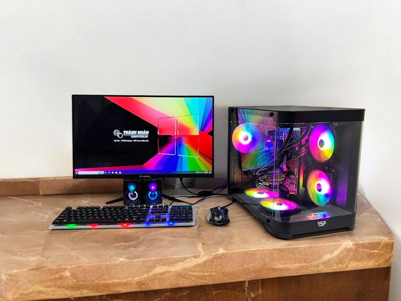 PC GAMING Core i5 10400F RAM 8GB SSD 256GB NEW VGA RX 570 8GB + MÀN HÌNH…