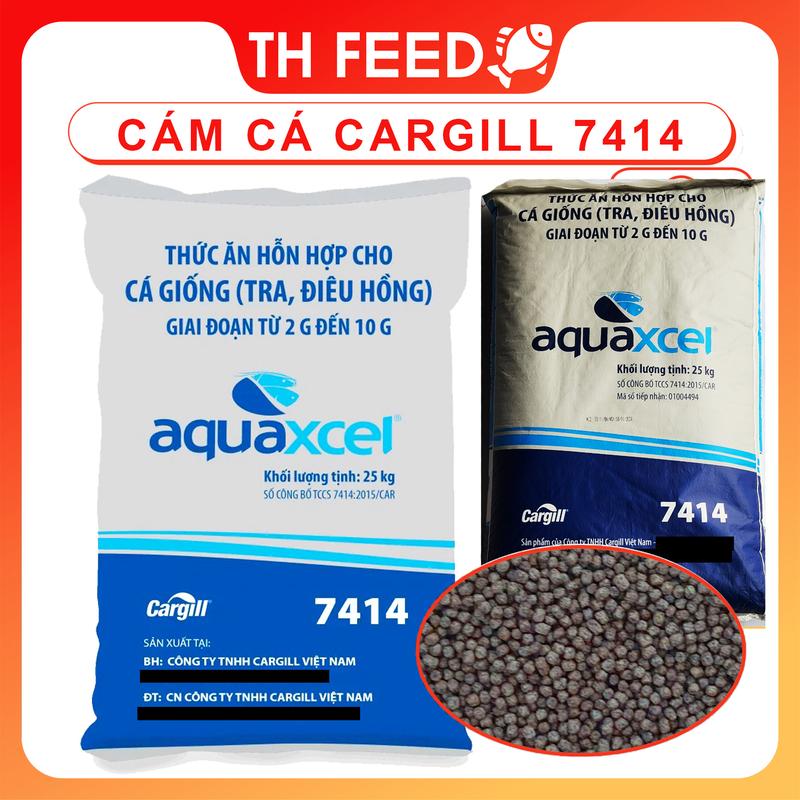 5kg Cám cá Cargill 7414 1,5mm 40 độ đạm dùng cho cá cảnh cá koi cá chép cá trôi cá trắm cá mini......