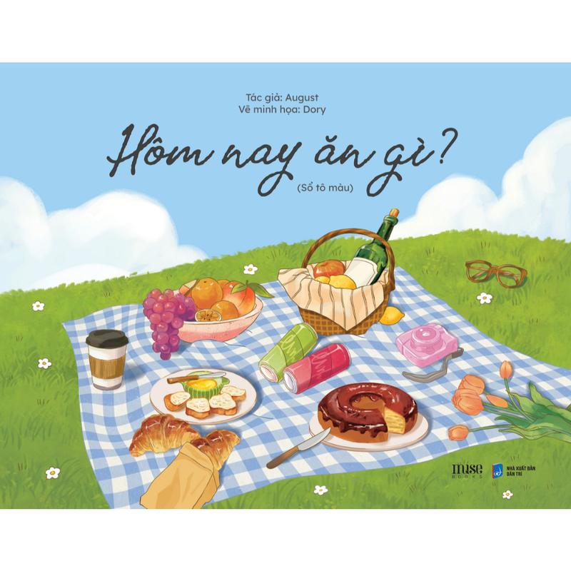 Sách Tô Màu - Hôm Nay Ăn Gì?  - AZB 0