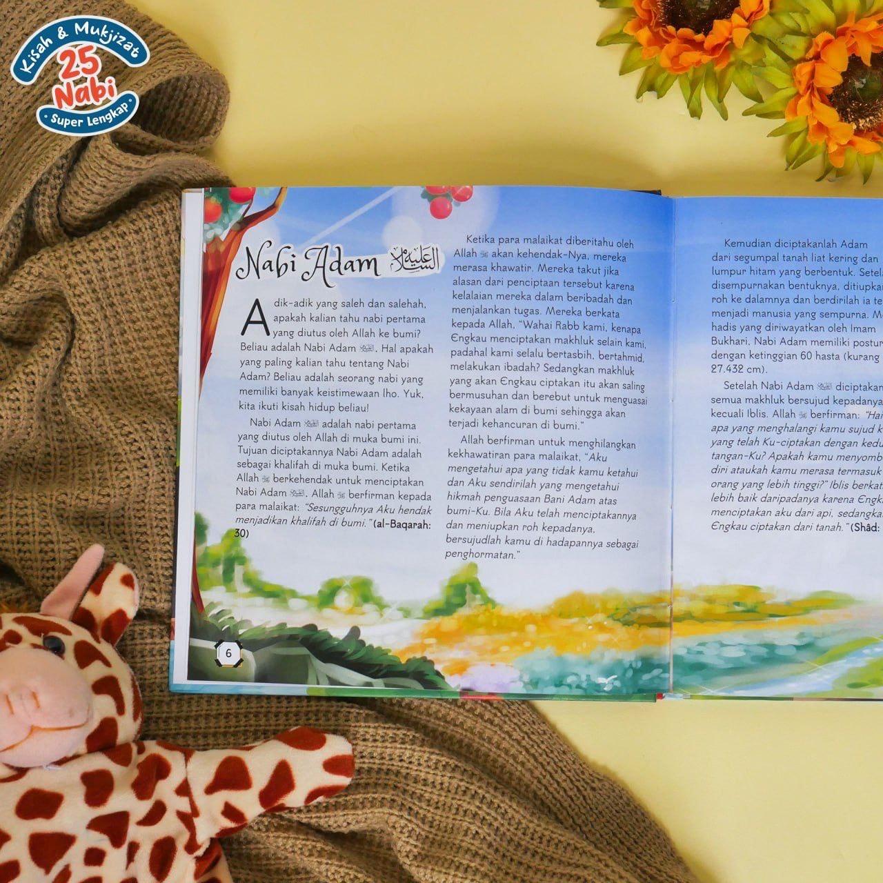 Buku Cerita Anak - Kisah dan Mukjizad 25 Nabi Super Lengkap - Usia 7+ - Hardcover - Ziyadbooks Books