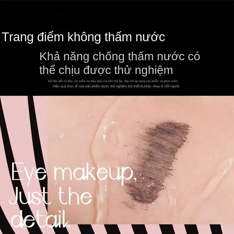 Mascara  Không Trôi , Không lem. Dưỡng mi dài cong tự nhiên Cosmetic Trang Điểm 5