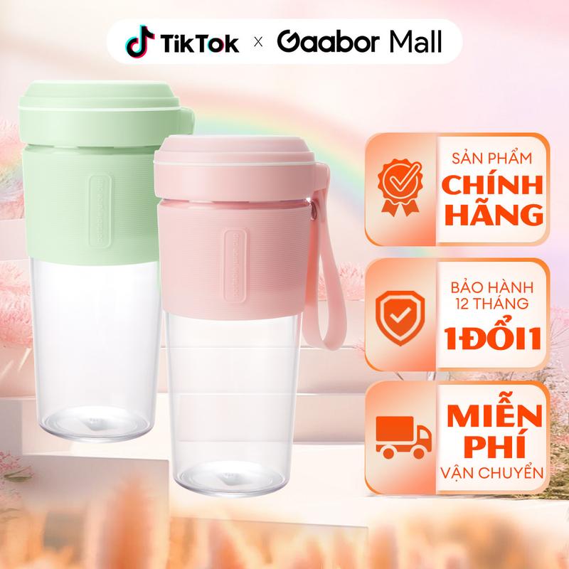 [GAABOR Độc quyền] Máy xay sinh tố cầm tay Gaabor GF-M03D FP3E-GN01A dung tích 300ml nhỏ gọn pin Nấu Ăn Xay Sinh Tố