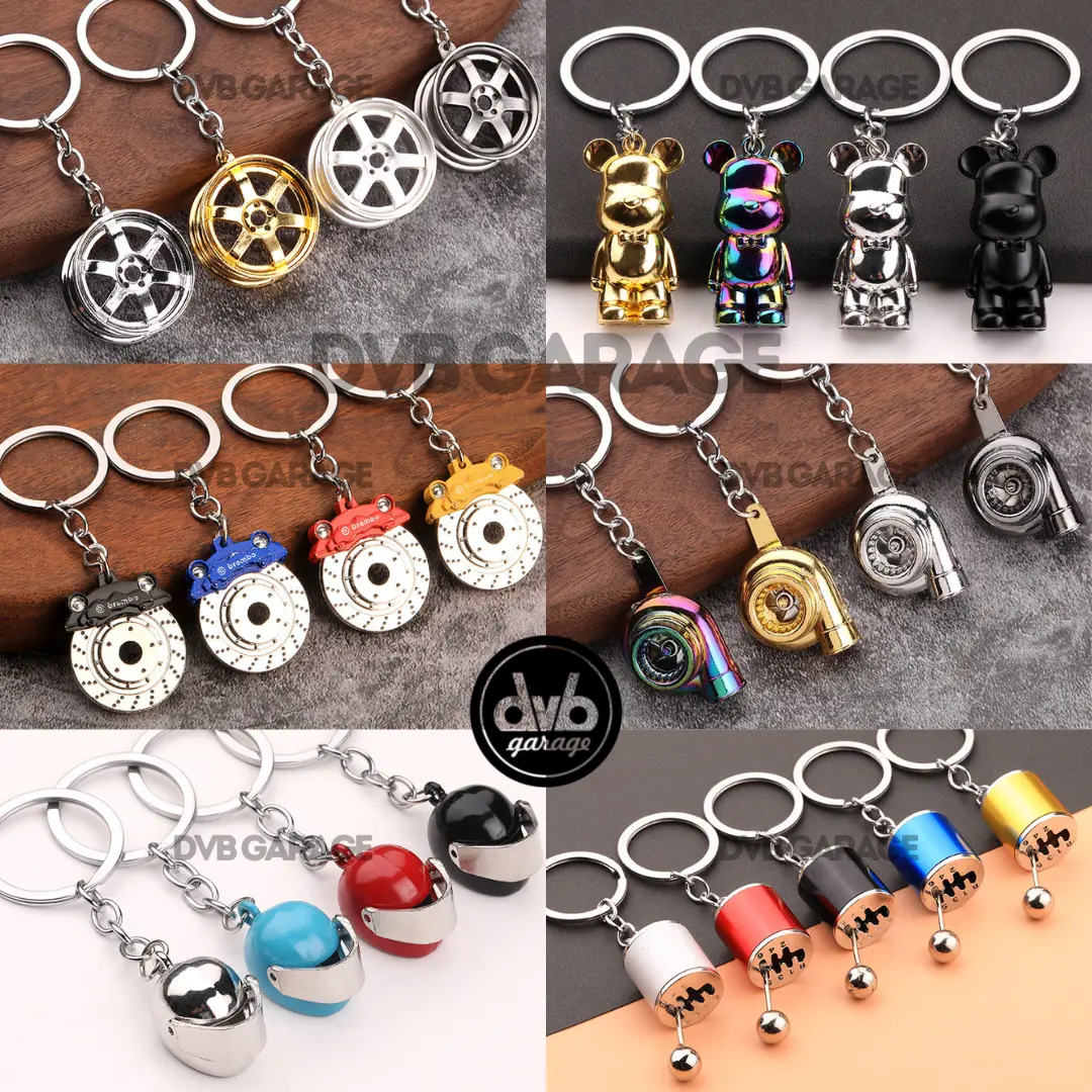 GANTUNGAN KUNCI VARIASI - KEYCHAIN AKSESORIS MODIFIKASI JDM MOBIL MOTOR
