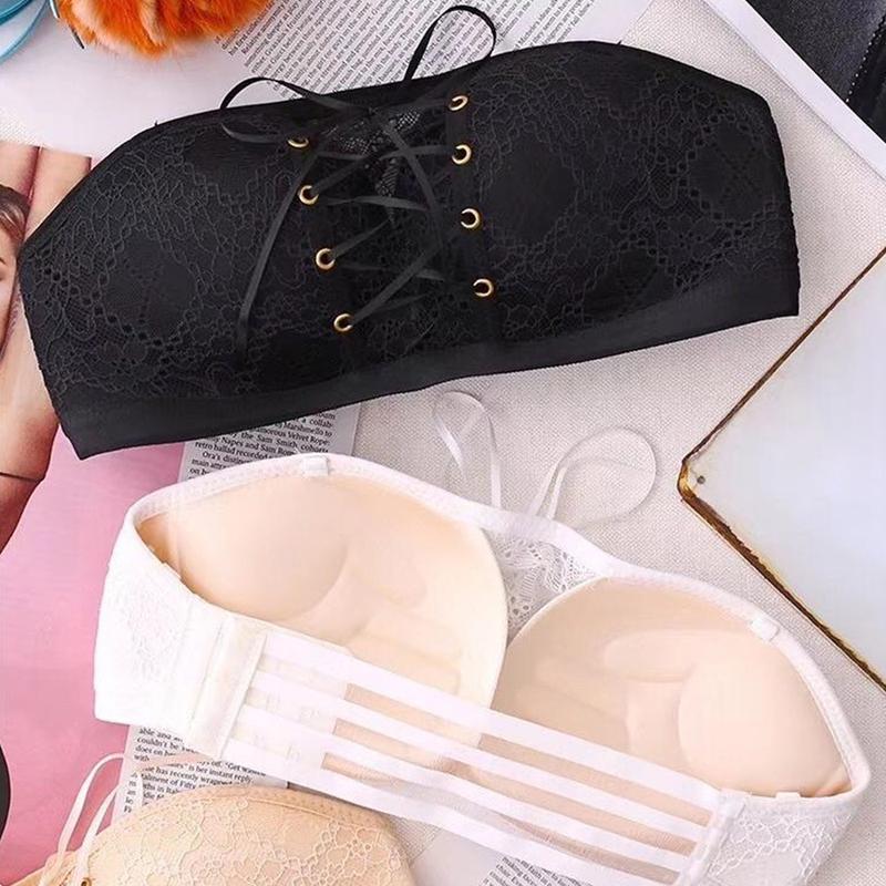 Product Introduction of Women Strapless Push Up Bra Lace Lingerie Wire Free Adjustable Girl Fashion Underwear Invisible Female Brassiere 3