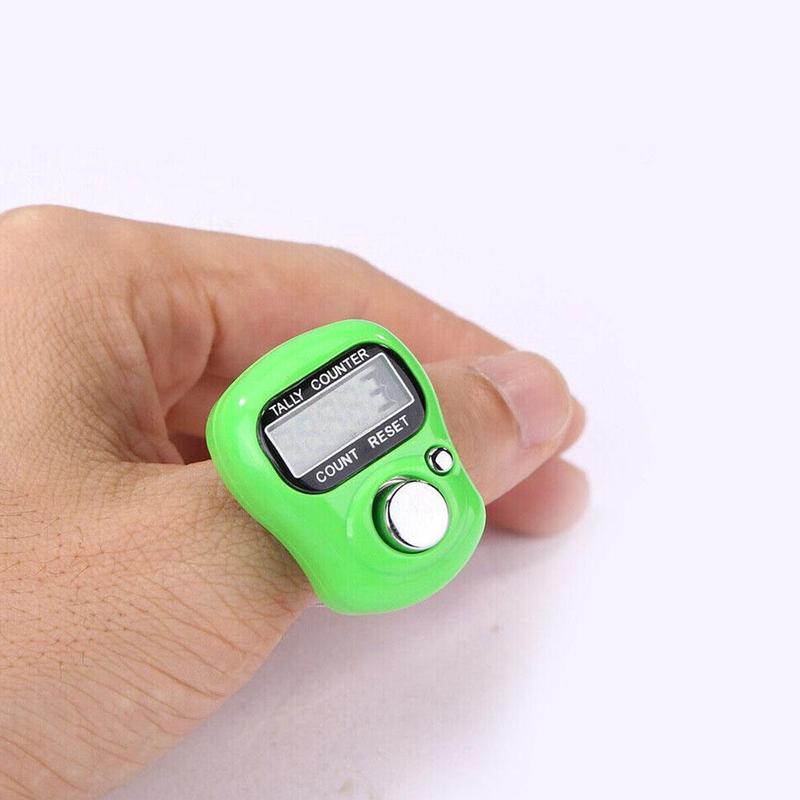 Product Introduction of 1pc Electric Digital Display Counter Counter Electronic Digital Display Hand Tally With LED Light For Sewing Remember Steps 36