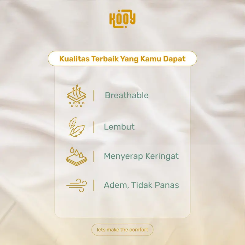 Bed Cover Set Sprei Brown Mix Walnut - Ukuran Lengkap 1