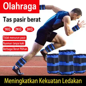 Kait Kaki Pemberat 1-3kg – Peralatan Fitness, Pemecah Berat, Pelatihan Kekuatan, Gym & Home Workout, Baton Berat, Tali Perlawanan, Alat Olahraga, Fitnes Wanita & Pria
