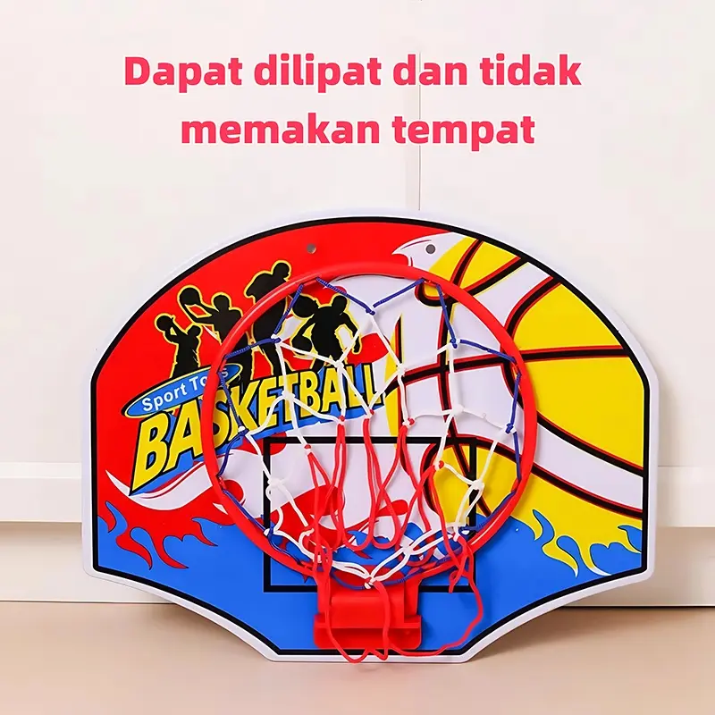 IKUBABY Mainan Anak Ring Basket Bola/Mainan bola basket berusia 2-13 tahun/olahraga dan kebugaran 2