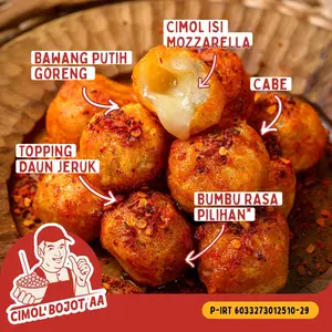 Cemilan Cimol Mozzarella/Cimol Bojot AA Mozzarella Frozen Food