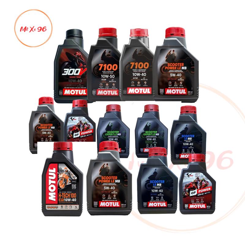 Nhớt Motul các loại 300V 3000 Plus 3100 SILVER GOLD GP 5100 7100 Scooter Power Le Htech H-Tech Expert 10W40 10W30 5W40