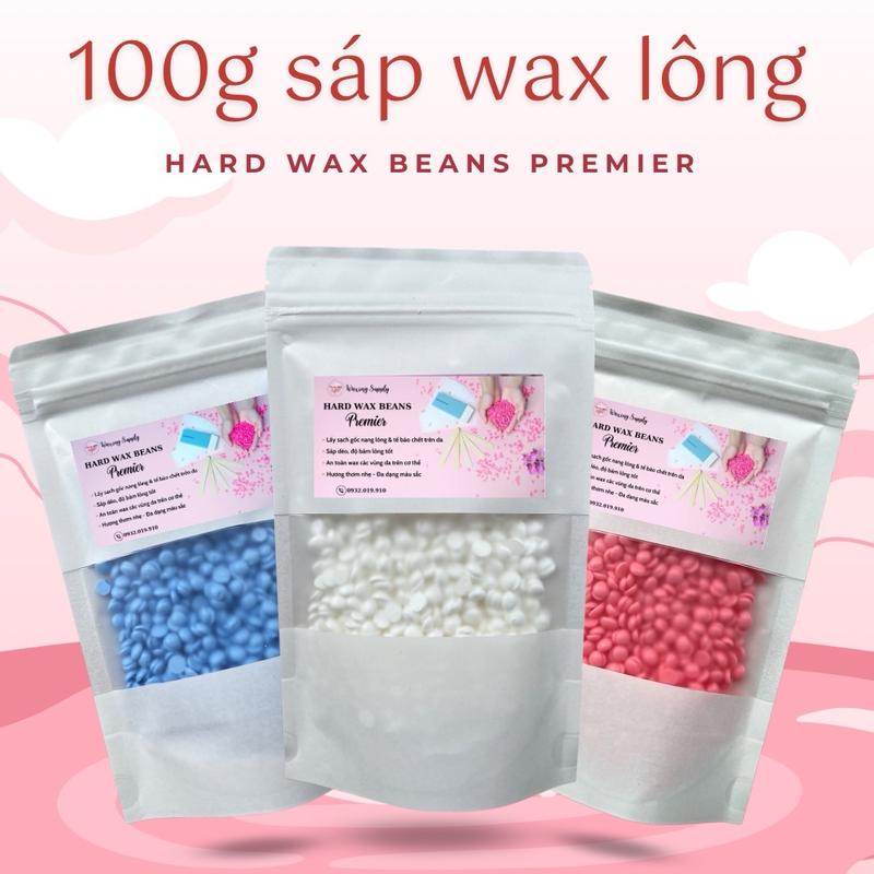 [Che tên sp] 100g sáp wax lông hạt cao cấp Premier đủ màu . Nhập khẩu chính hãng Waxing Supply waxing cạo  Nữ sisap  waxlonggiatot ria mép sáp  wax sáp  nhổ râu