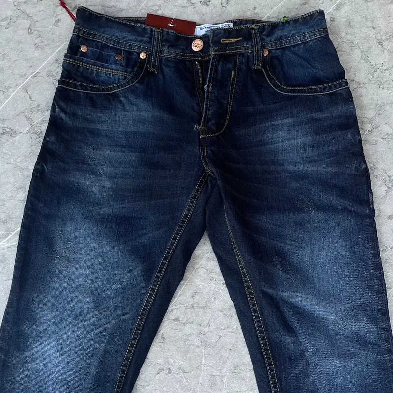 CELANA JEANS PRIA GREEN EMERALD ORIGINAL 6