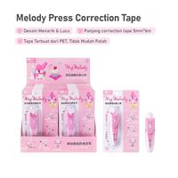 Gambar Correction Tape Karakter Kuromi/ Correction Tape Karakter My Melody/ Tip-ex Kertas/ Stipo Kertas/ My Melody Press Correction Tape/ Kuromi Press Correction Tape IIGEN YZ2783 , YZ2788 - YZ2788 dari bigstationery Kota Surabaya 3 Tokopedia