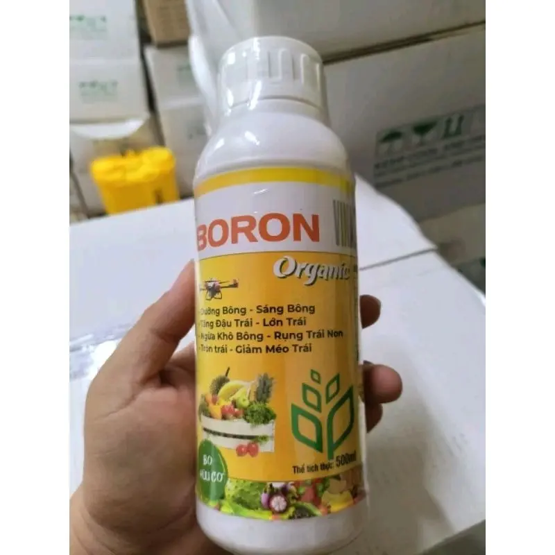 BORON Organic 500ml - Dưỡng Bông, Sáng Bông, Tăng Đậu Trái & Lớn Trai