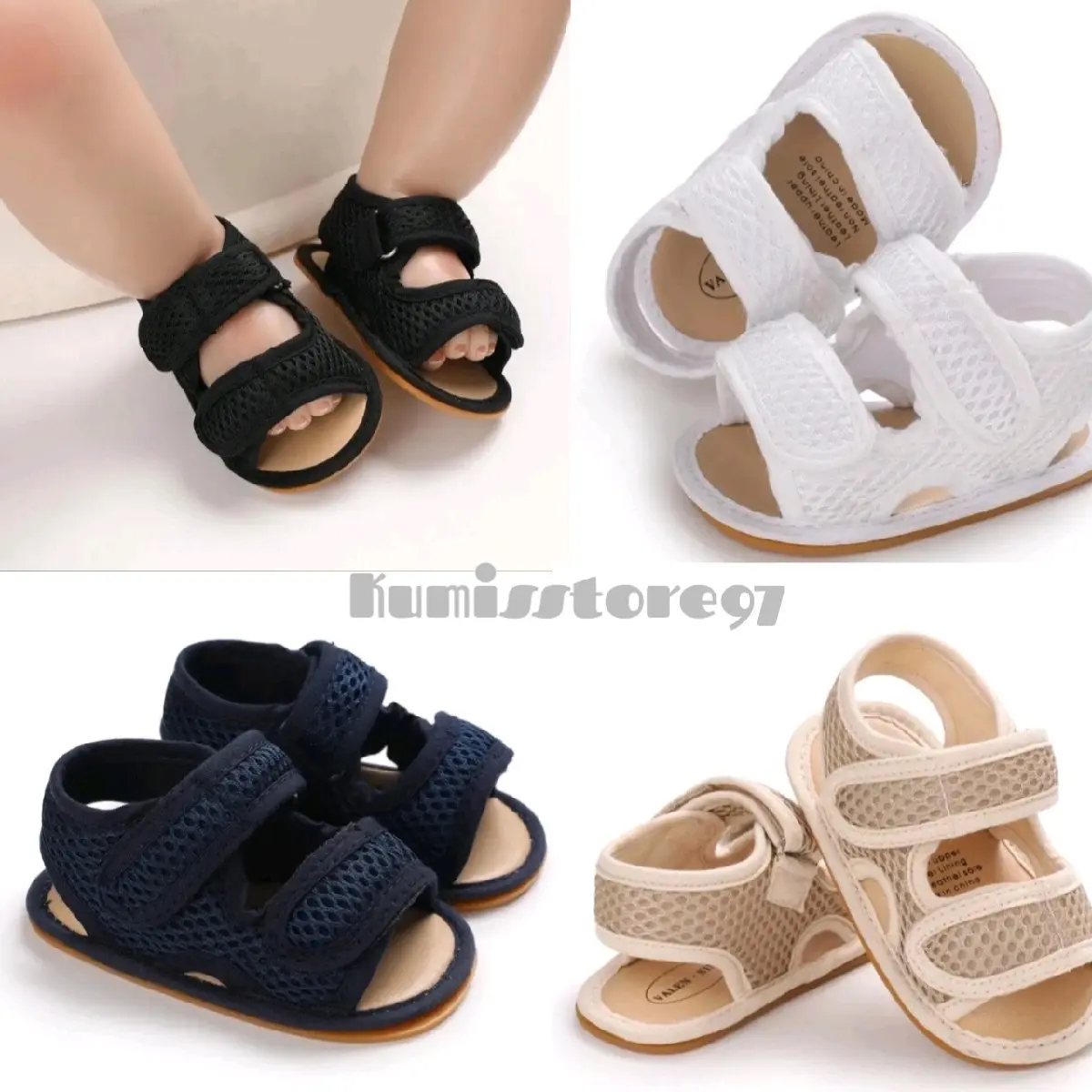 SANDAL Bayi Laki Laki Perempuan Umur 0-6 bulan 12-14 Bulan