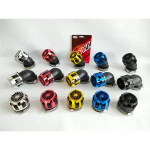 FILTER UDARA TURBIN 35MM / 42MM / 48MM UNIVERSAL MOTOR FILTER CARBURATOR KARBU  PE 24 26 28 CMZ RACING GOLD MERAH SILVER CROM HITAM BIRU Motorcycle Mesin