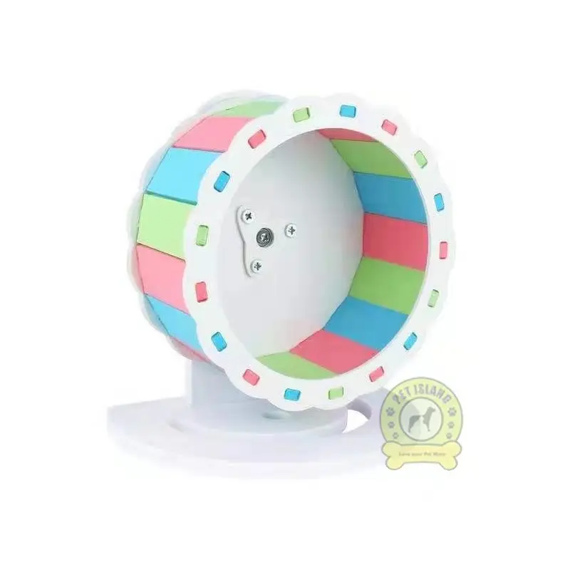 Small animal wheel with stand support hamster small pet silent wheel exercise wheel with stand