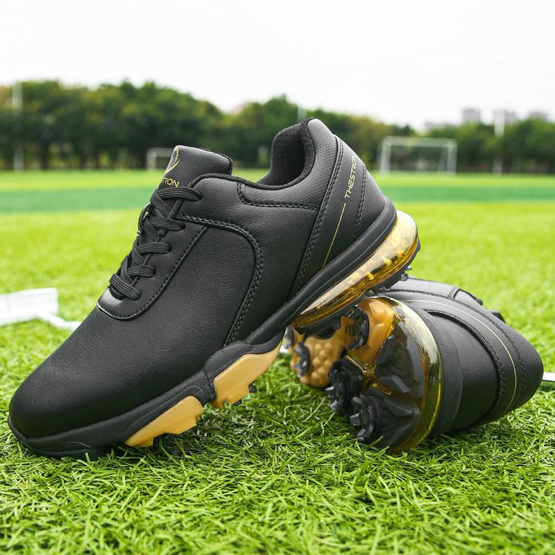 Product Introduction of New Breathable Men's Golf Shoes Professional 8 Studs Large Size Waterproof Non-slip Lightweight Casual Sports Shoes XZ25044 14