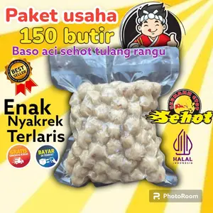 Paket Usaha 150 butir Baso Aci Tulang Rangu (Bocitur) Instan Makanan