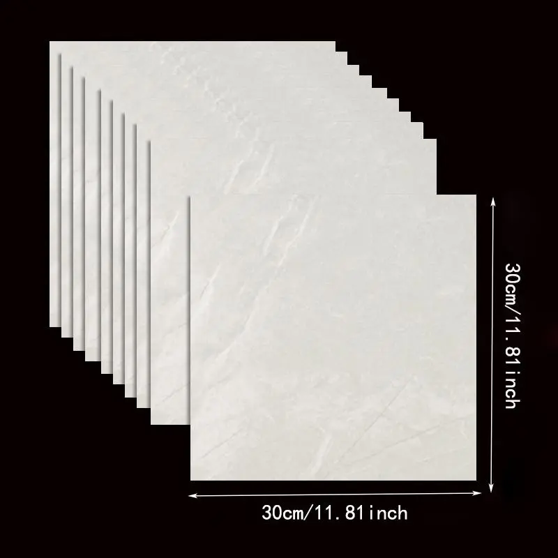 Self-adhesive Design Wall Sticker, 10pcs/set Waterproof & Moisture-proof Decorative Wall Panel, Modern 3D Wall Sticker for Kitchen & Bathroom, Home 5
