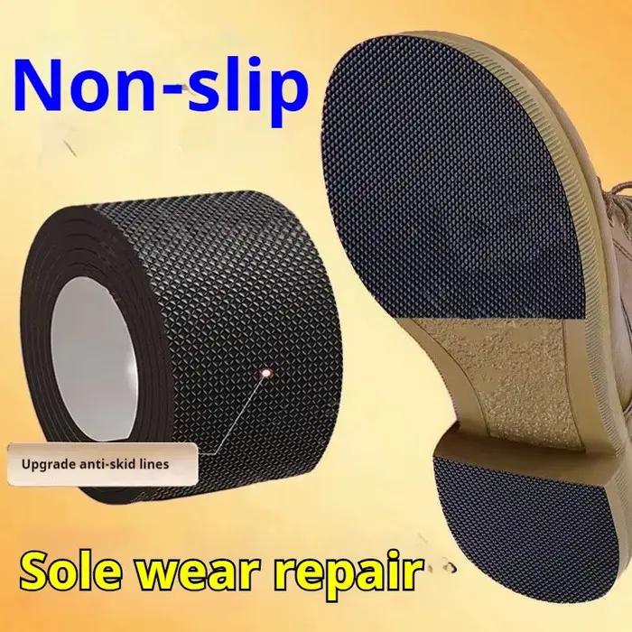 YM Pelapis Anti Slip Licin Pelindung Outsole Sol Tebal 2mm 10x50cm 10x100Cm Alas Kaki Meja