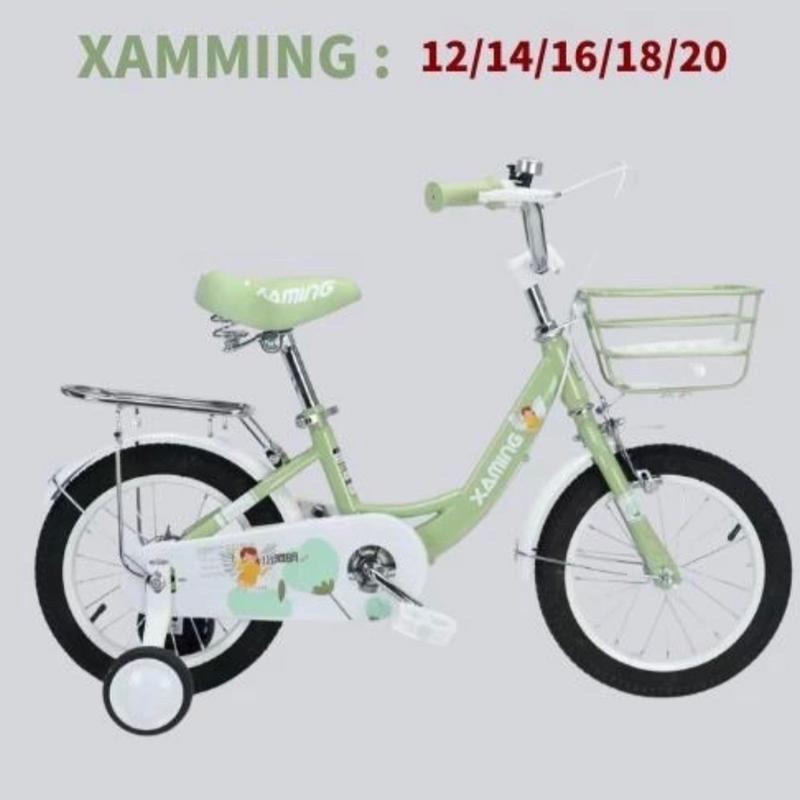 Xe đạp XAMING cho bé gái 2-10 tuổi (khách về tự lắp nhé ạ)