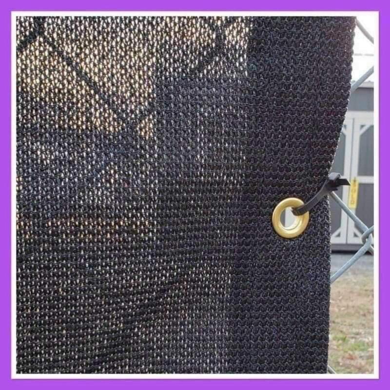 Lưới che lan 40%, lưới che cây 140g/m2 (May viền, đóng khoen sẵn)