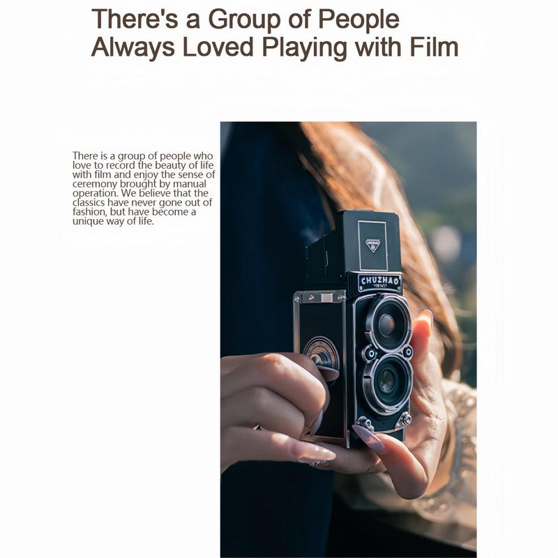 Portable Mini Digital Camera, USB Rechargeable Vintage Camera with Accessories, Point & Shoot Camera for Home & Outdoor, Portable Camera, Tech Gadgets 8