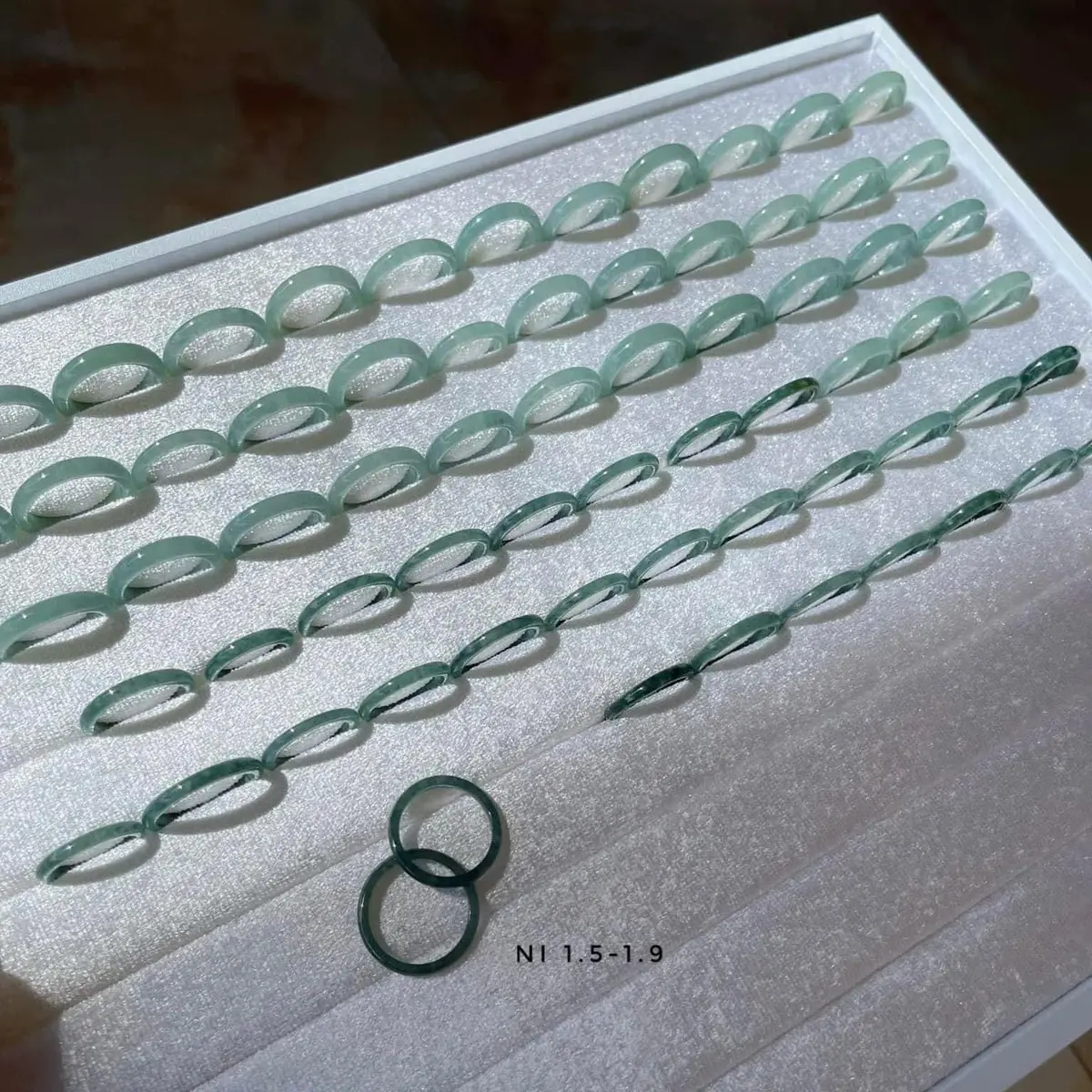 Nhẫn nữ bản ngọc lam đk sz tay từ 1.5-1.9 cho nữ hàng tự nhiên chọn lọc kĩ