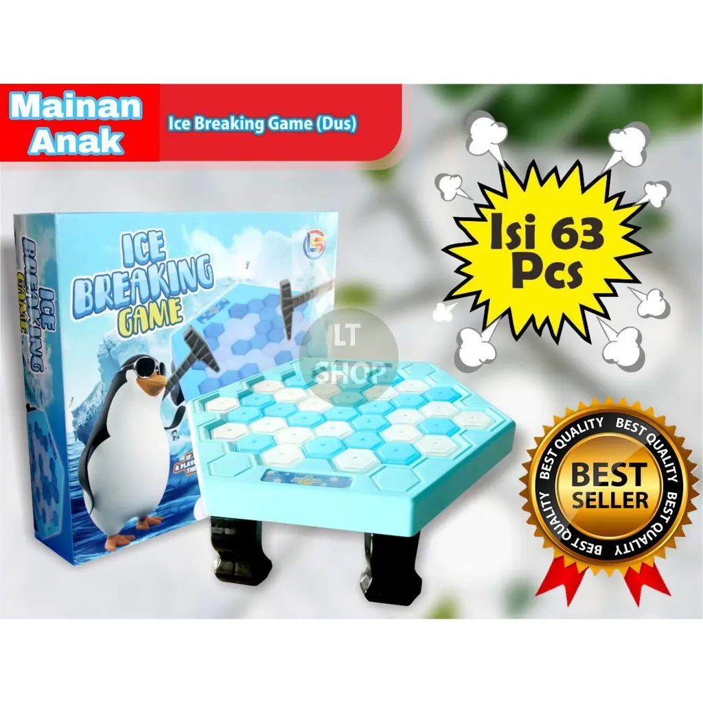 PROMO Mainan Anak Penguin Trap Kemasan Dus / Mainan Save Penguin Ice Breaking Penguin Pinguin Games
