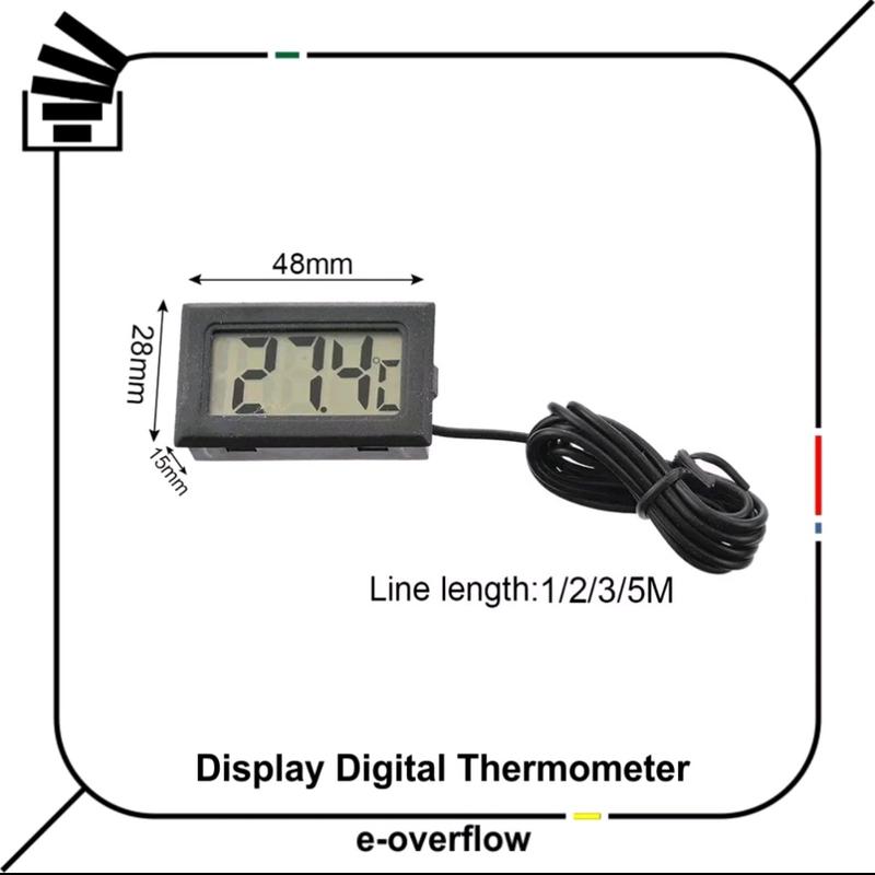 Digital Display Temperatur with Probe Sensor Thermometer 2